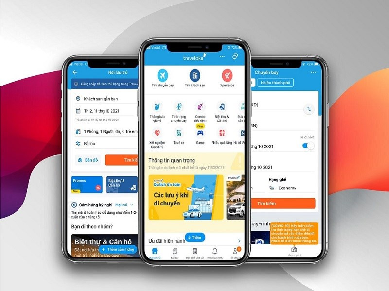 Ứng dụng đặt phòng Traveloka