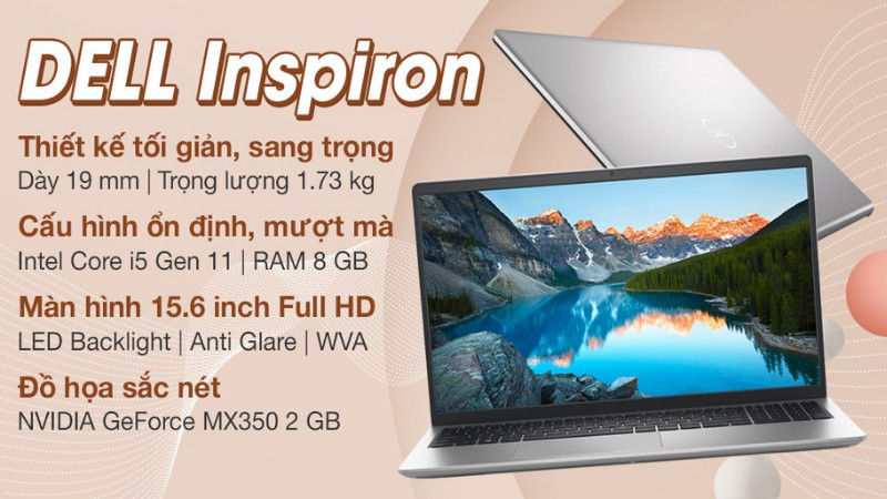 Top 7 Laptop Dell Core i5 RAM 8GB Đáng Sở Hữu Nhất 2023