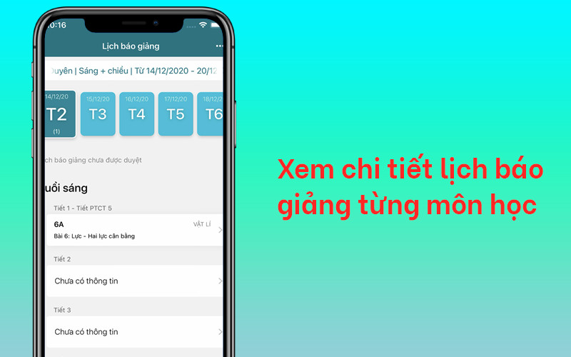 Xem chi tiết lịch b&aacute;o giảng