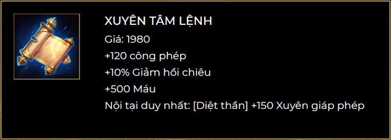 Xuyên tâm lệnh