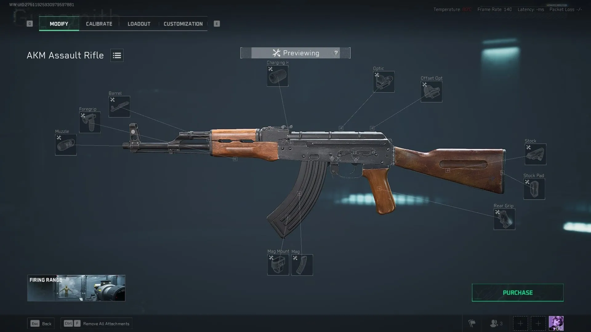 AKM assault rifle huyền thoại trong Delta Force