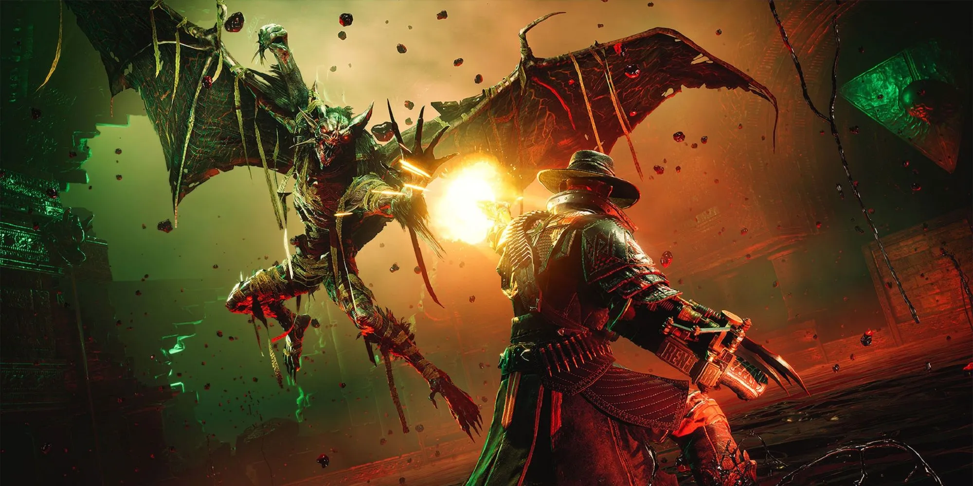 Ảnh chụp màn hình một pha hành động trong game Evil West