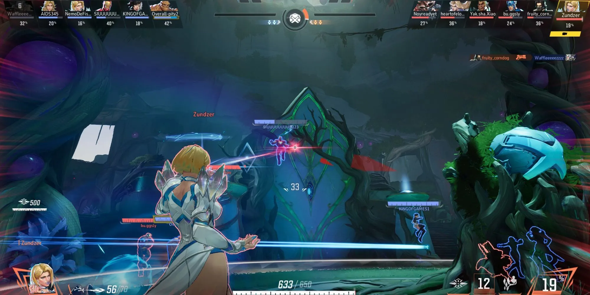 Marvel Rivals: Cập Nhật Mới Mang Theo Sự Kiện Galacta's Gift, Battle Pass Mùa 0 Trở Lại Cùng Hàng Loạt Sửa Lỗi 1 Anh chụp nhân vật Emma Frost trong game Marvel Rivals đang đứng ở một khu vực có kiến trúc phức tạp, trang phục trắng