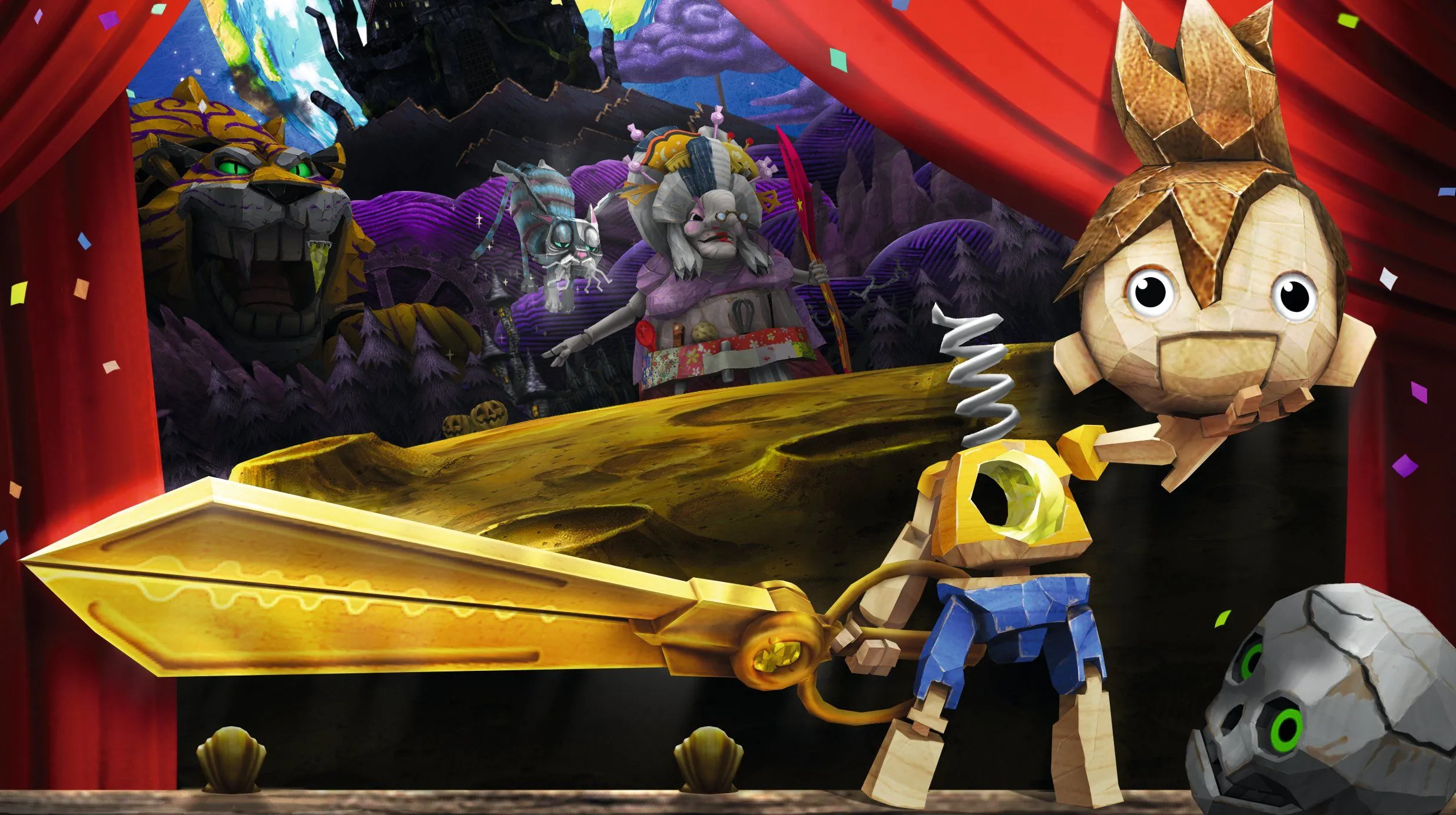 Ảnh minh họa cho game đi cảnh Puppeteer trên PS3
