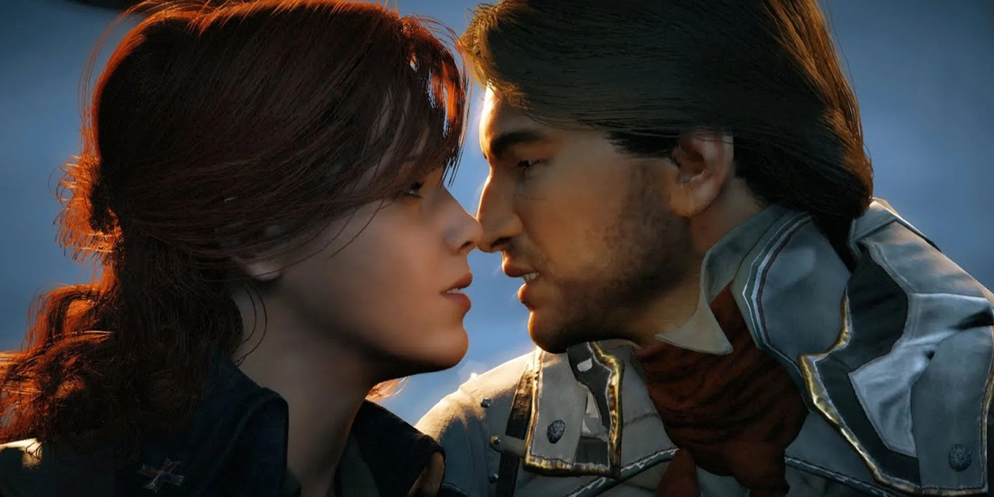 Arno Dorian và Elise de la Serre, cặp đôi trung tâm trong câu chuyện tình yêu bi kịch của Assassin's Creed Unity