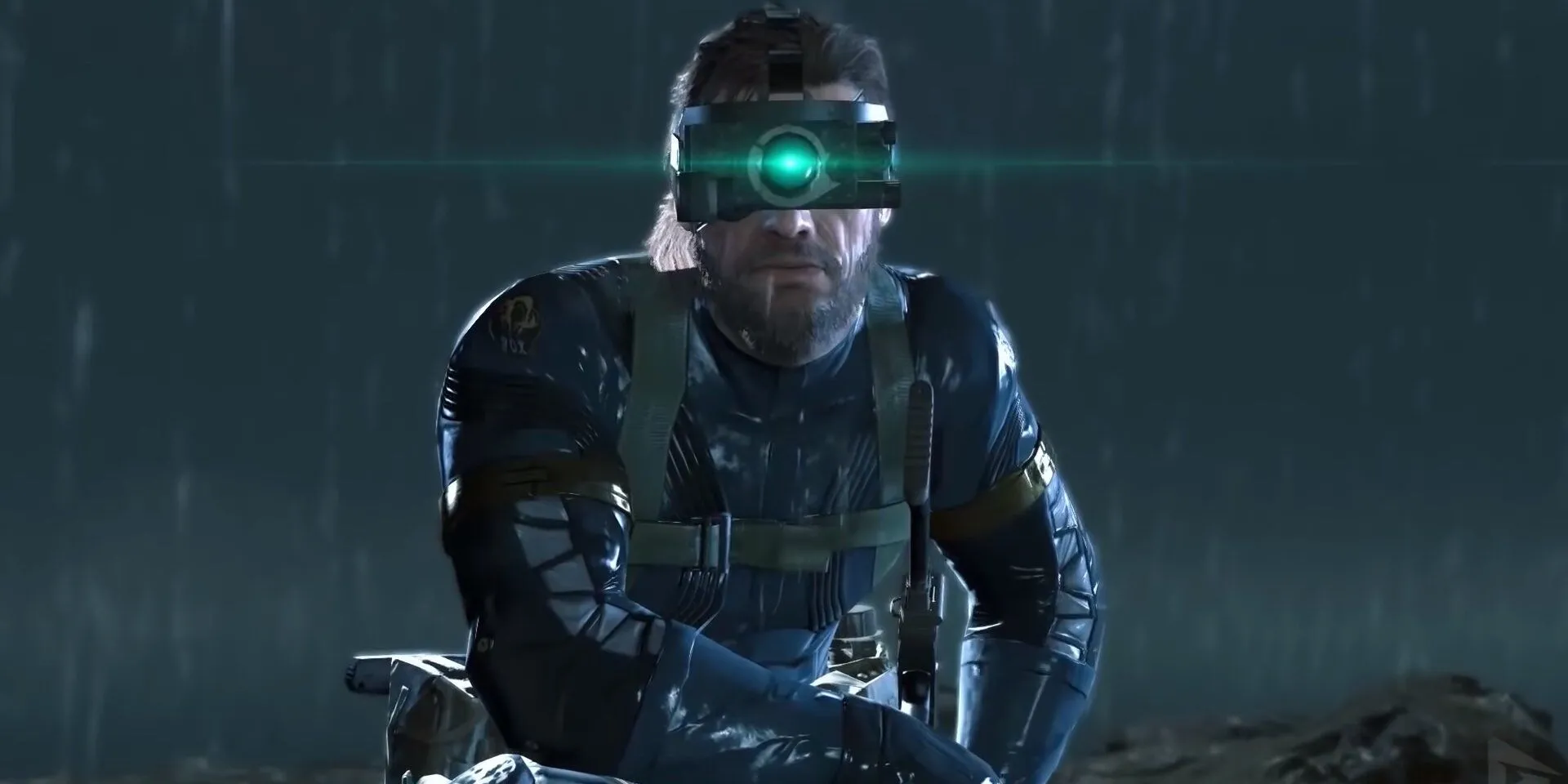 Big Boss trong một đoạn cắt cảnh đầu game Metal Gear Solid V: Ground Zeroes