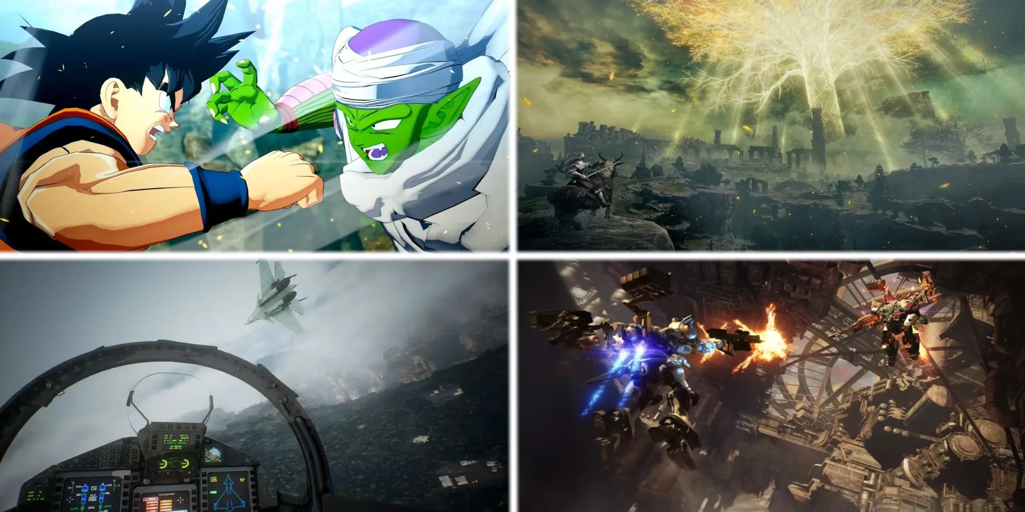 Bốn tựa game nổi bật của Bandai Namco: DBZ Kakarot, Elden Ring, AC7, Armored Core 6