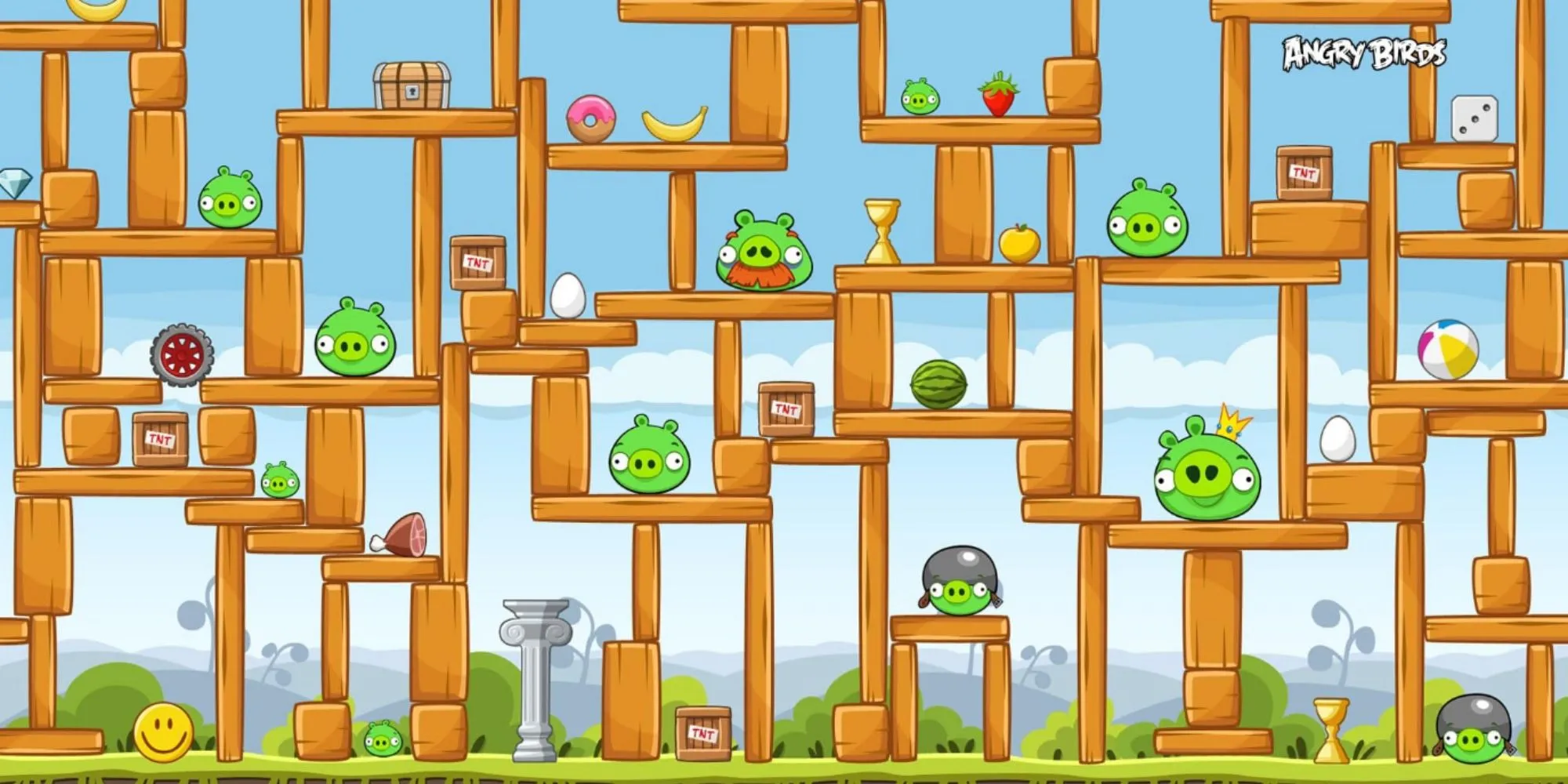 Các nhân vật chim điên đặc trưng của game Angry Birds