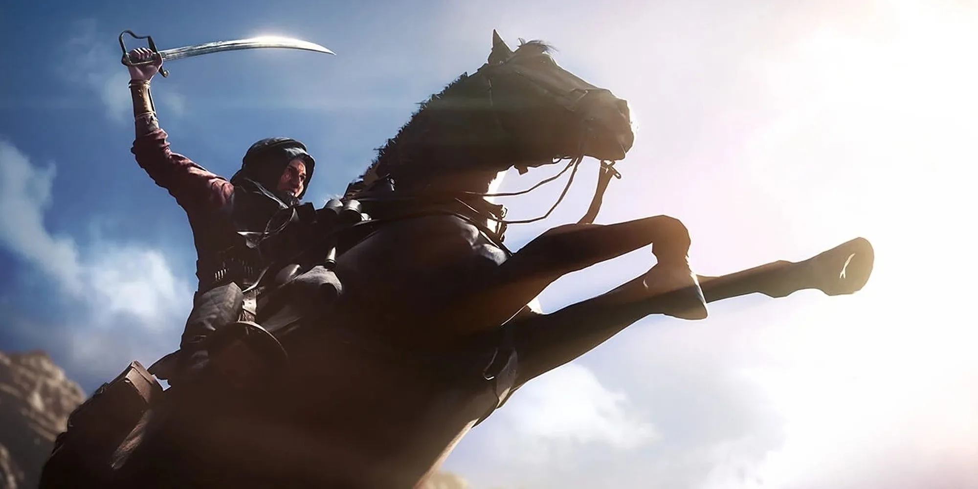 Cảnh chiến đấu trong Battlefield 1 với nhân vật Zara Ghufran