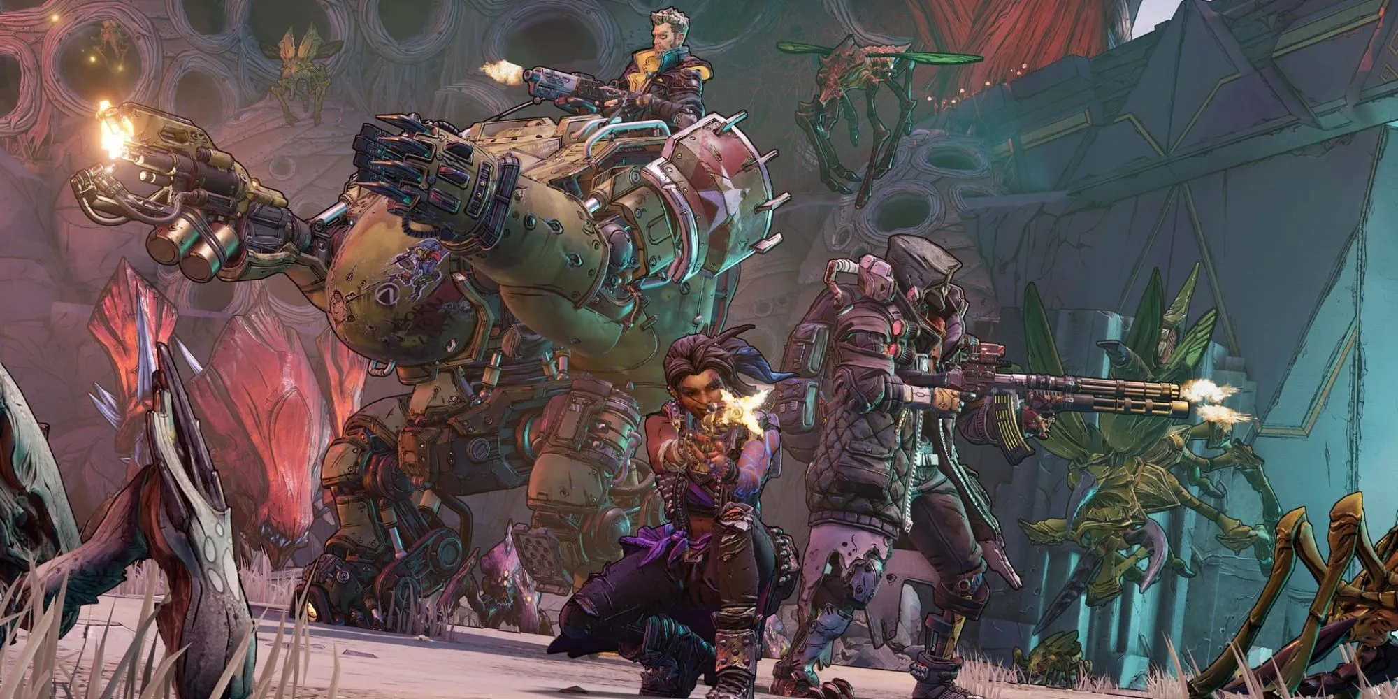 Cảnh chiến đấu trong Borderlands 3