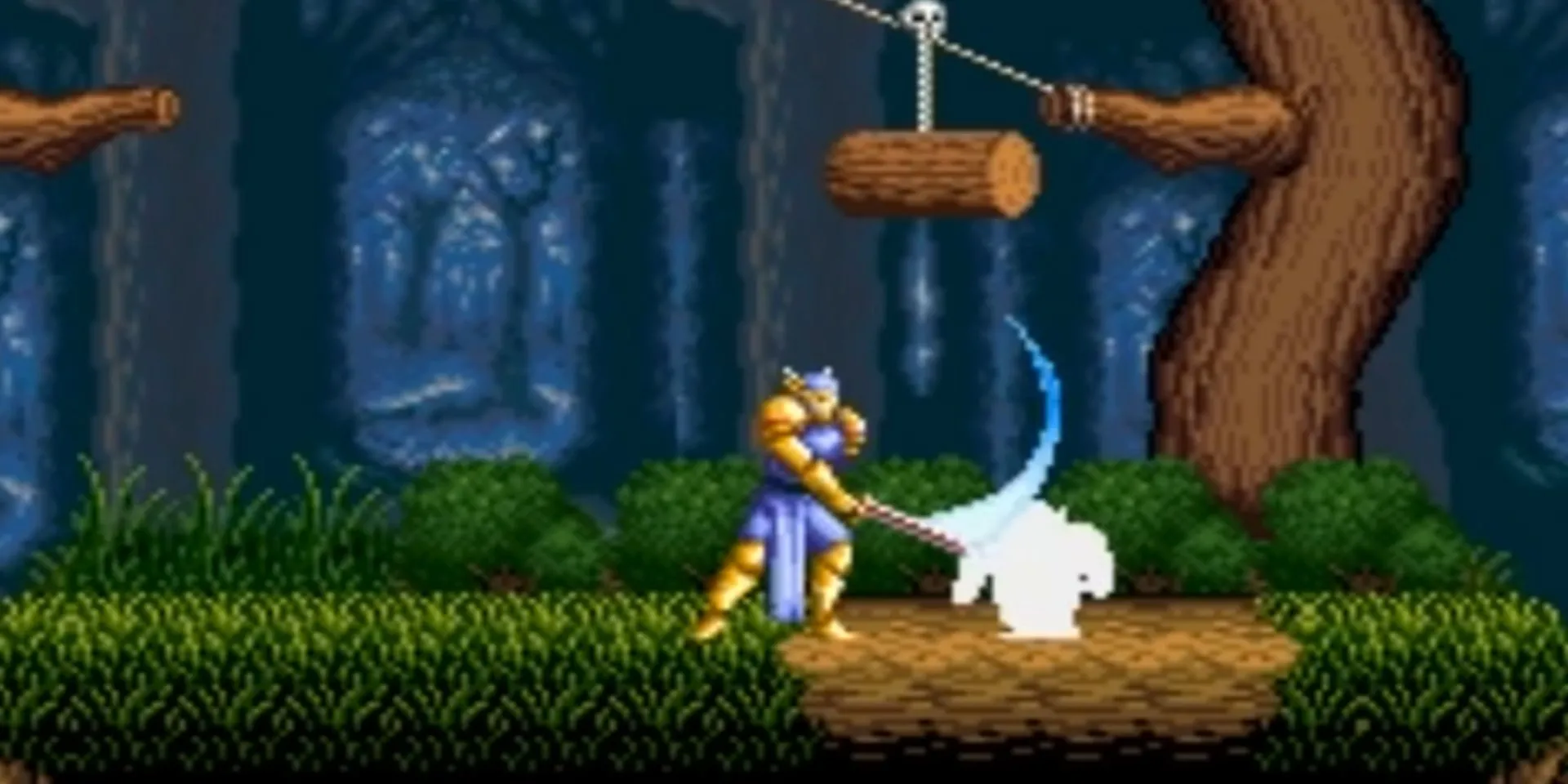 Cảnh chiến đấu trong game ActRaiser