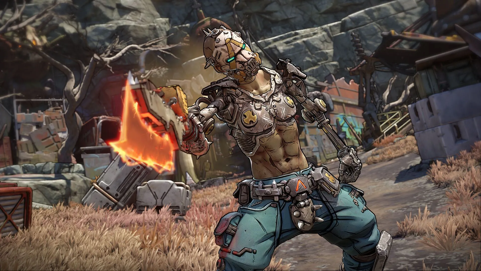 Cảnh quan trong Borderlands 4, minh họa thế giới mở rộng lớn trên hành tinh Kairos.