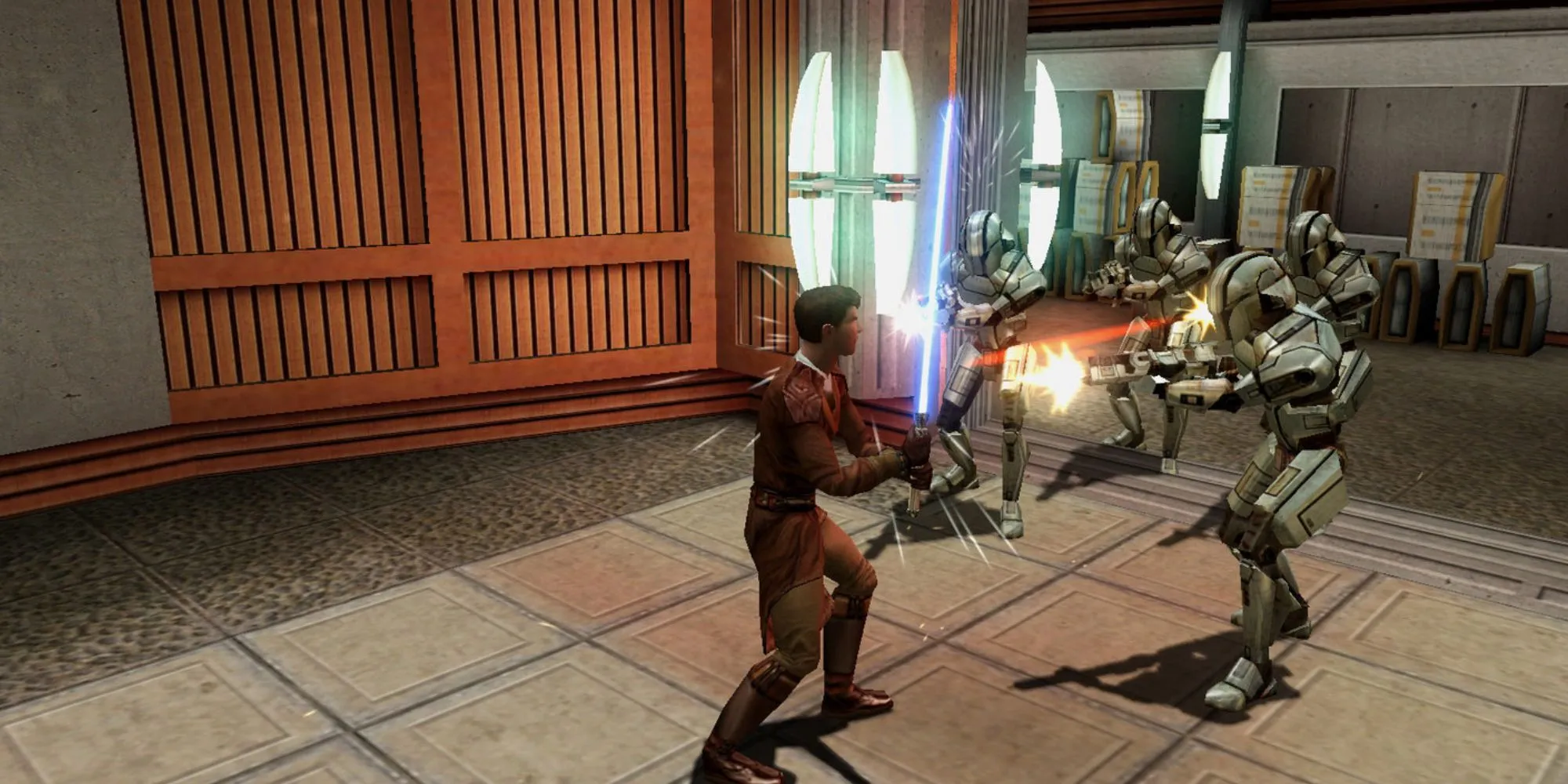 Chiến đấu bằng Lightsaber trong Star Wars: Knights of the Old Republic, game RPG hay nhất về Star Wars