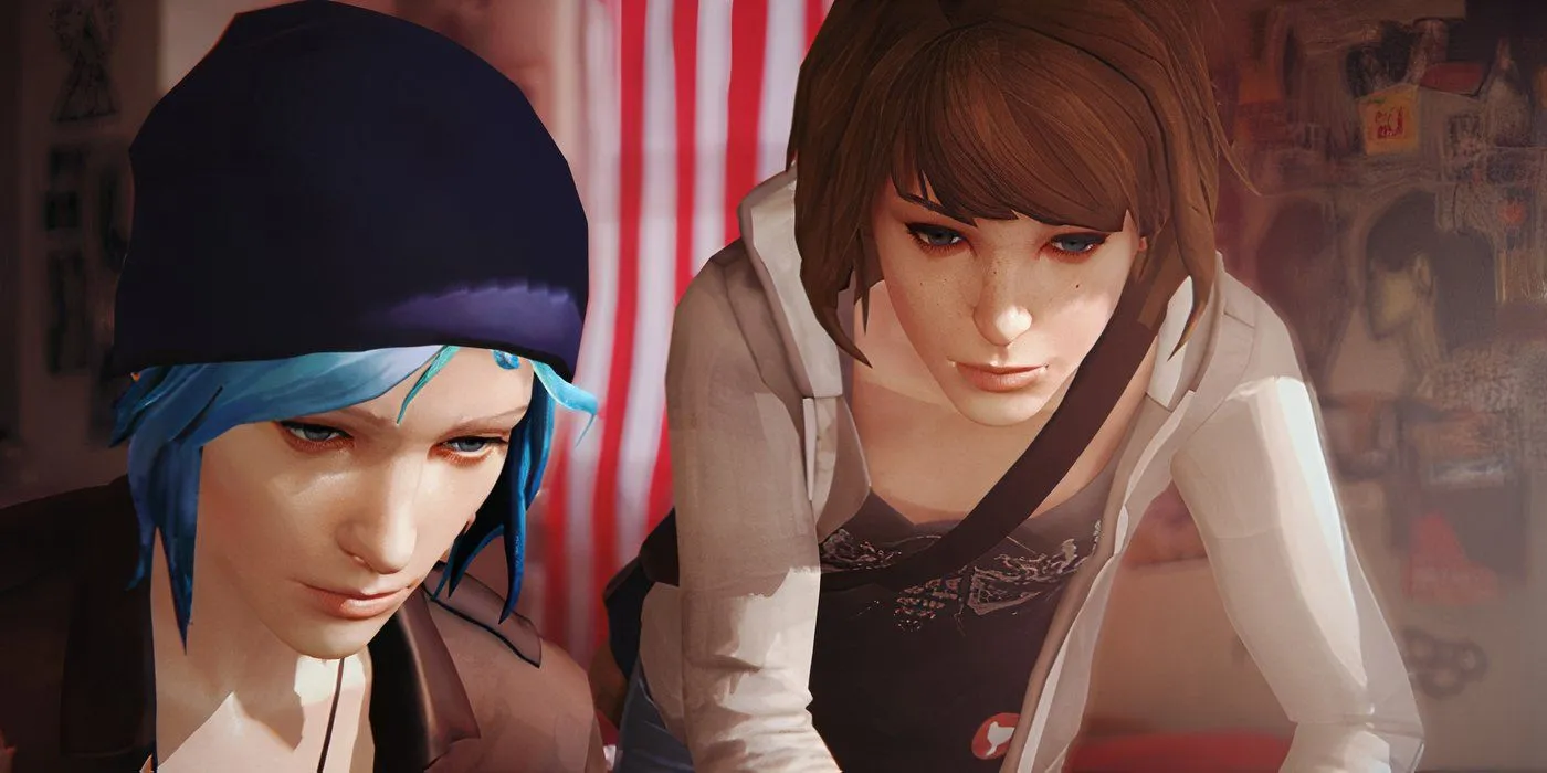 Chloe Price và Max Caulfield đứng cạnh nhau trong Life is Strange
