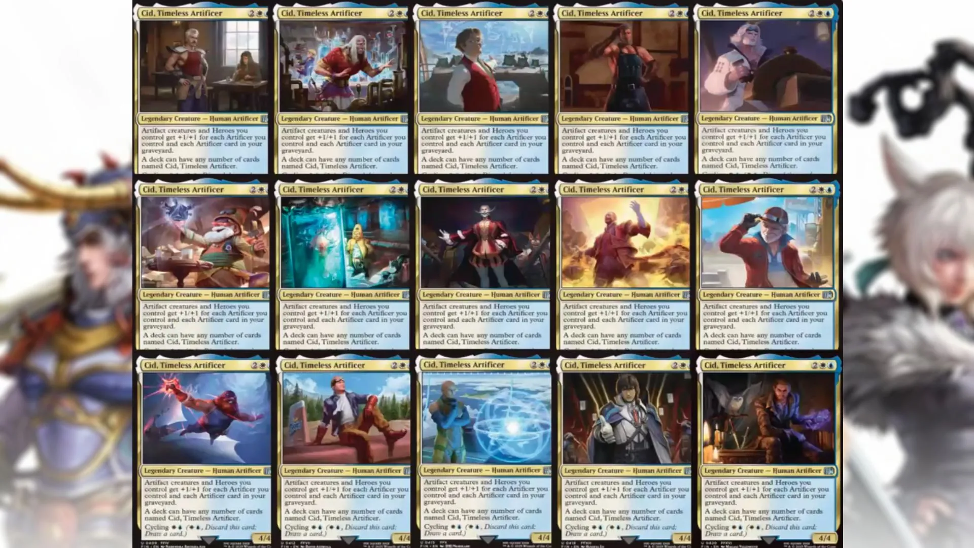 Magic: The Gathering x Final Fantasy: Hé Lộ Cơ Chế Độc Đáo Cho Phép Xây Dựng Bộ Bài Chỉ Với 'Cid'