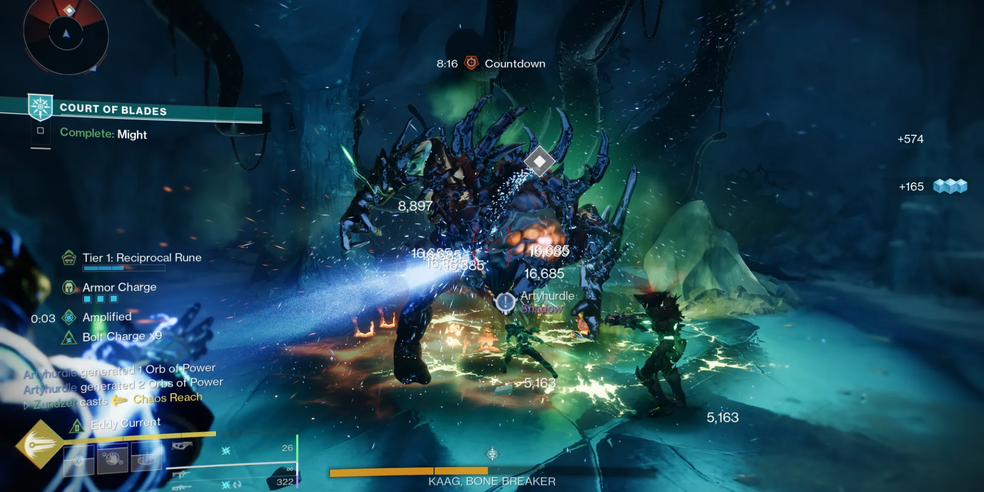 Cổng dịch chuyển dẫn đến các đấu trường trong Court of Blades Destiny 2
