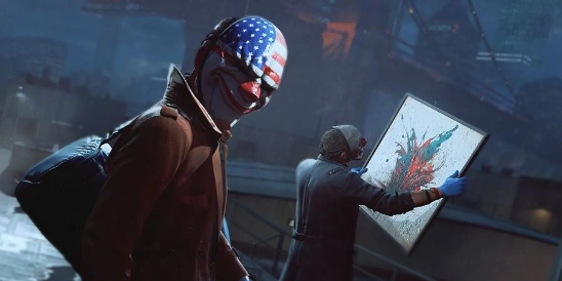 Dallas và Wolf thực hiện phi vụ tại Bảo tàng Nghệ thuật trong game Payday 3