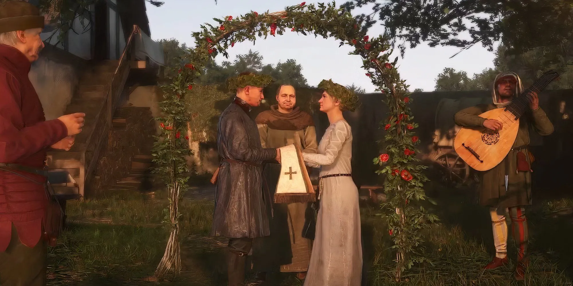 Đám cưới của Olda và Agnes trong game Kingdom Come: Deliverance 2