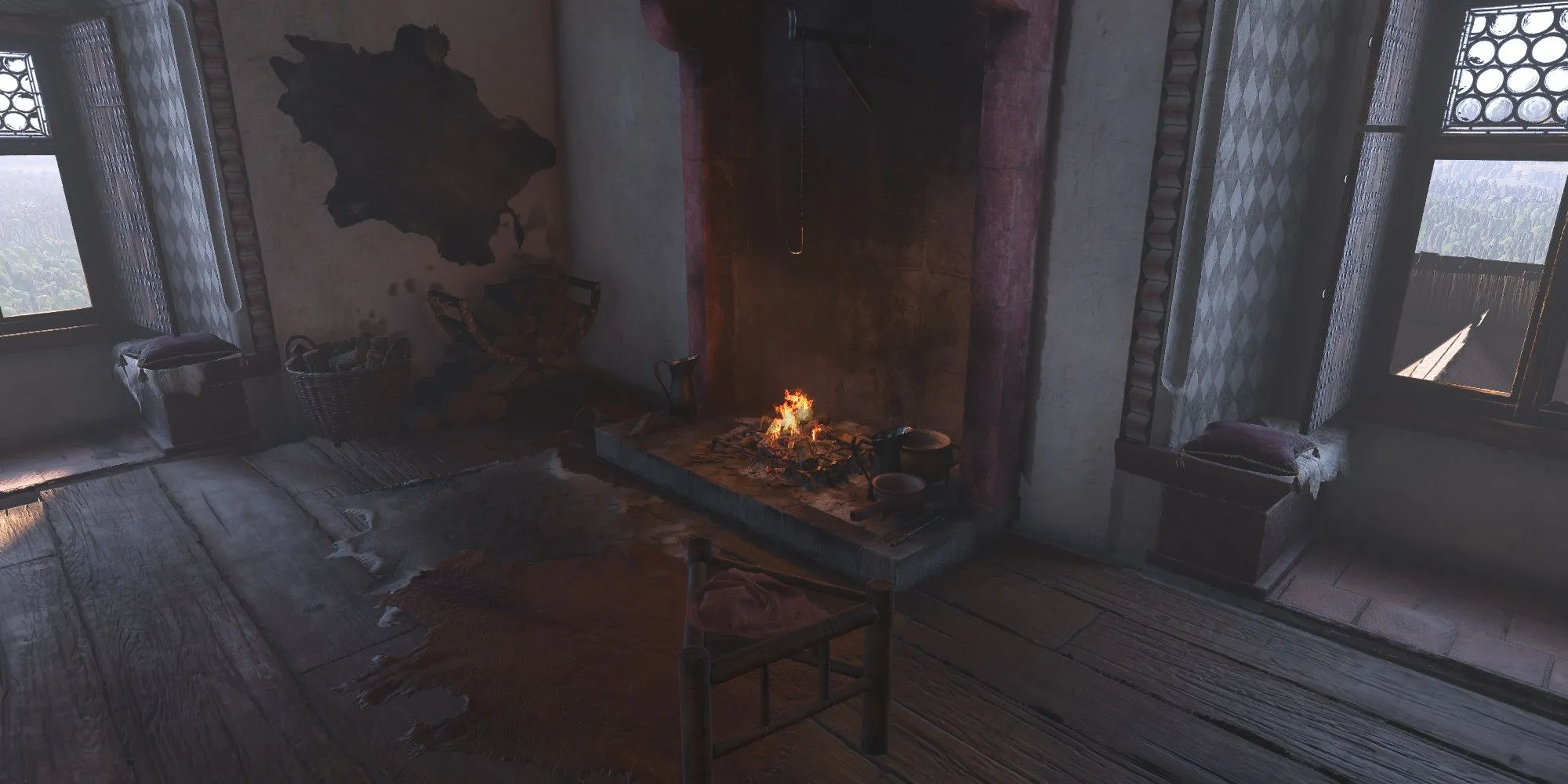 Địa điểm lò sưởi thứ tư trong phòng ăn khác ở khu Crone - Game Kingdom Come Deliverance 2