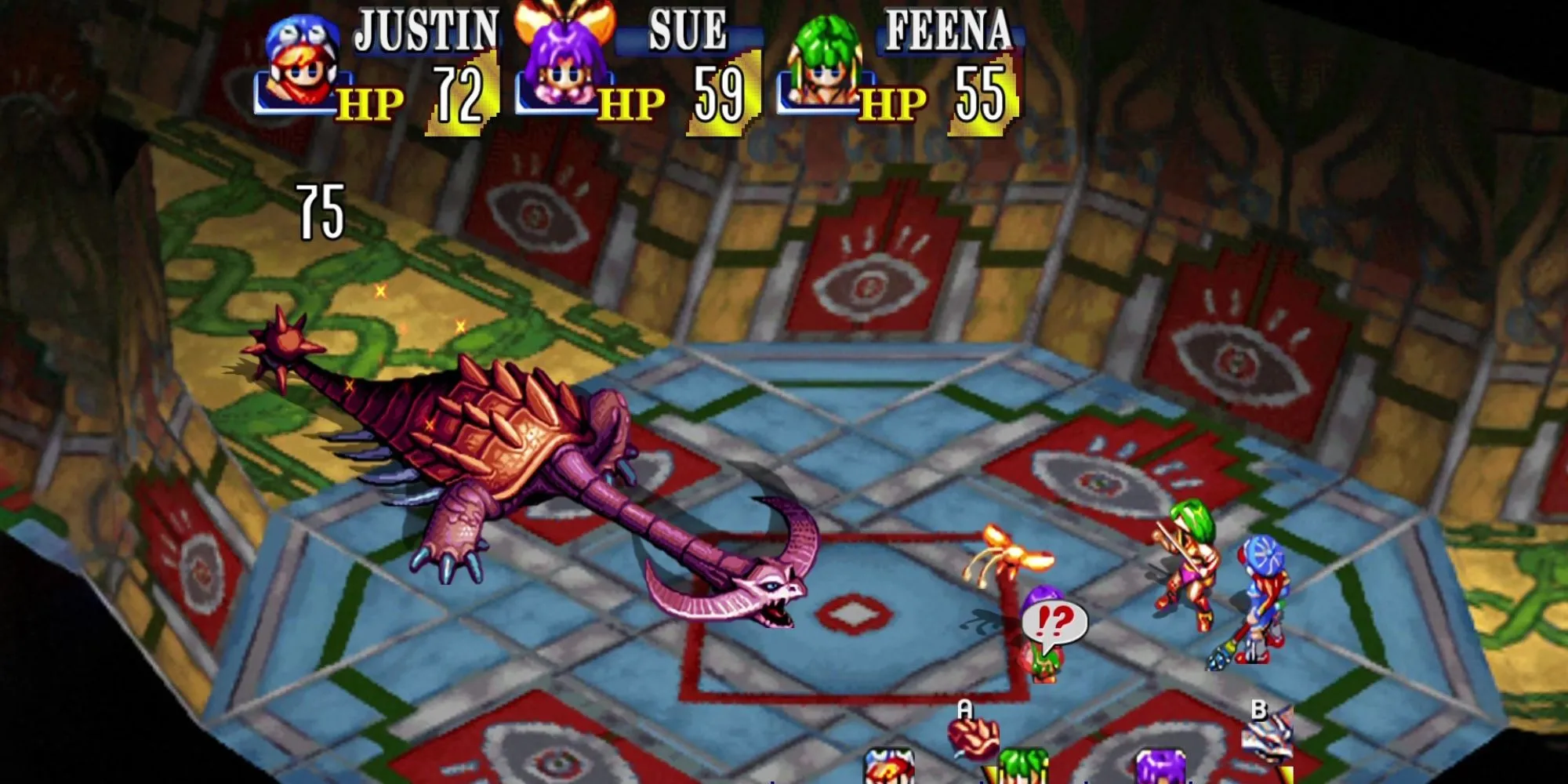 Game JRPG Grandia trên hệ máy PS1