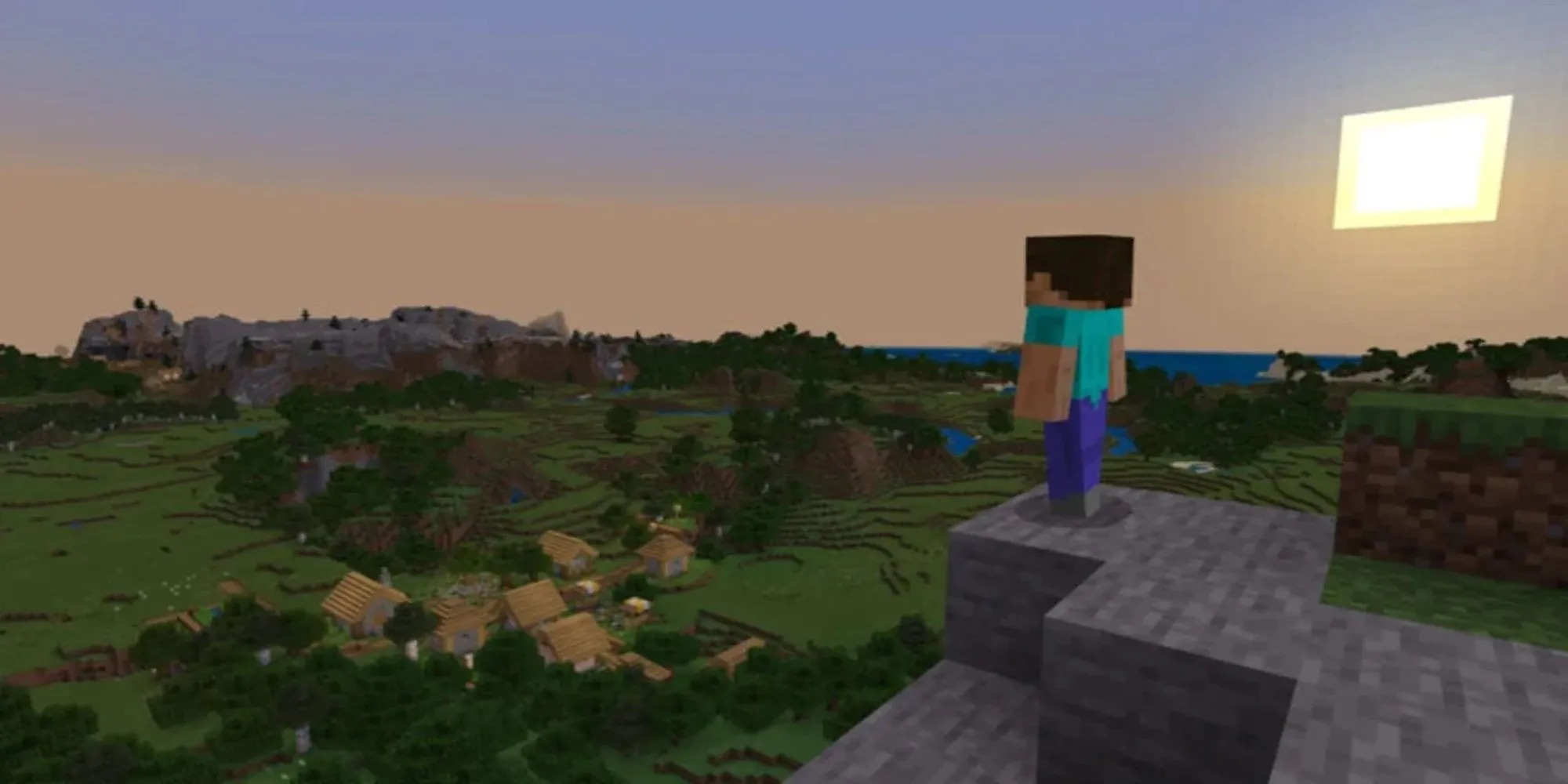 Gameplay khám phá hang động trong Minecraft