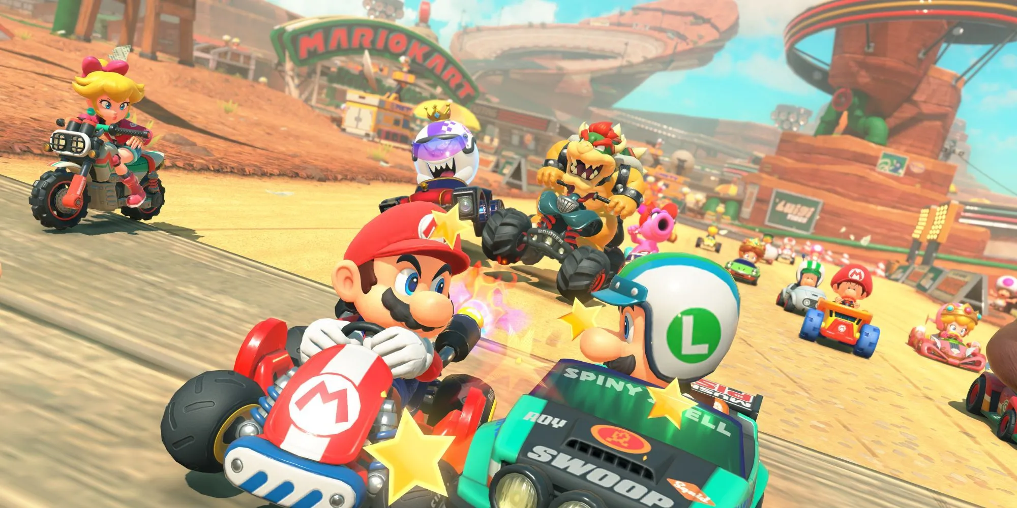 Gameplay Mario Kart World trên Nintendo Switch 2