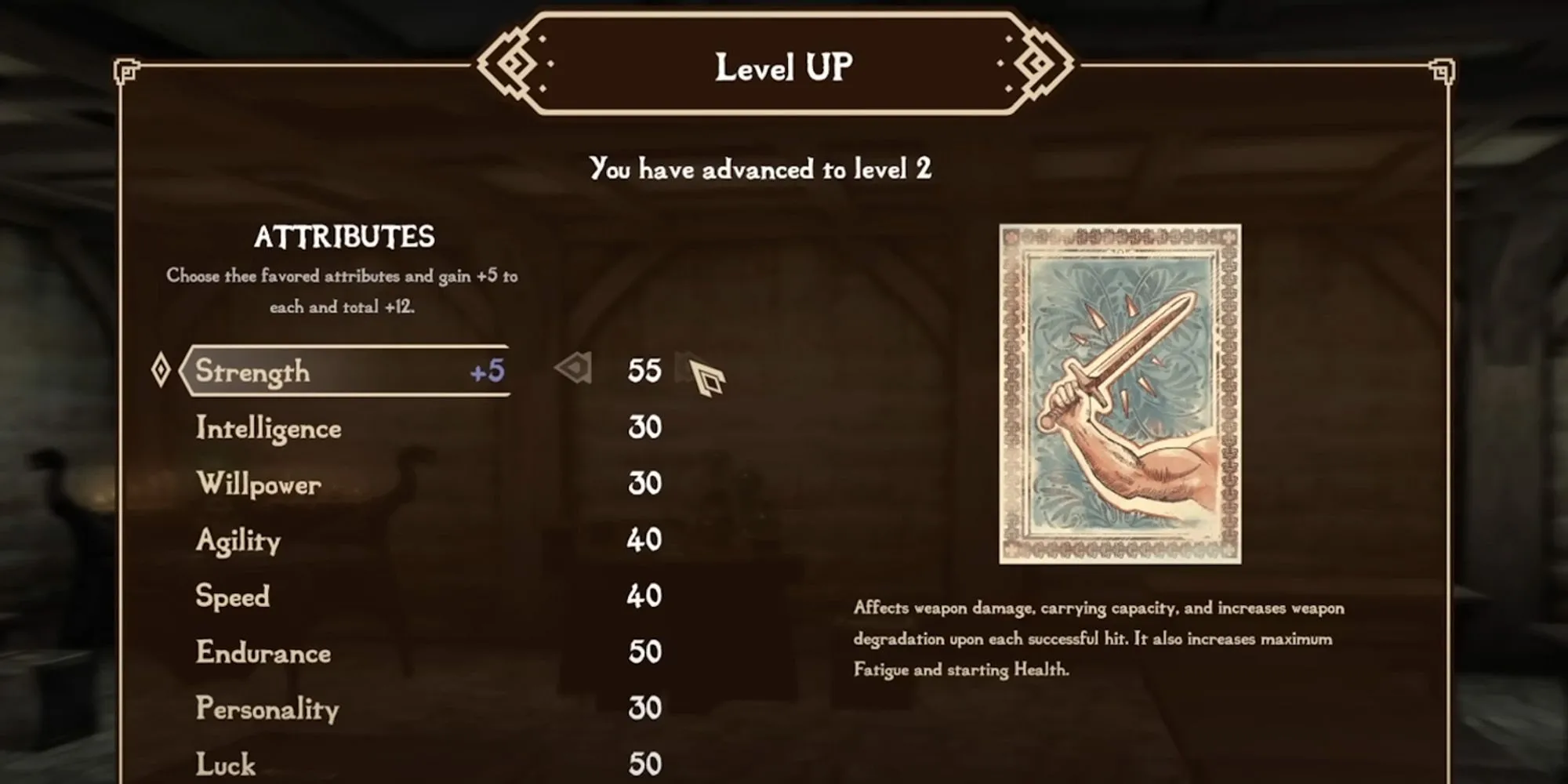 Giao diện người dùng (UI) trong Skyblivion, giữ phong cách cổ điển của Oblivion nhưng được cải tiến dựa trên SkyUI.