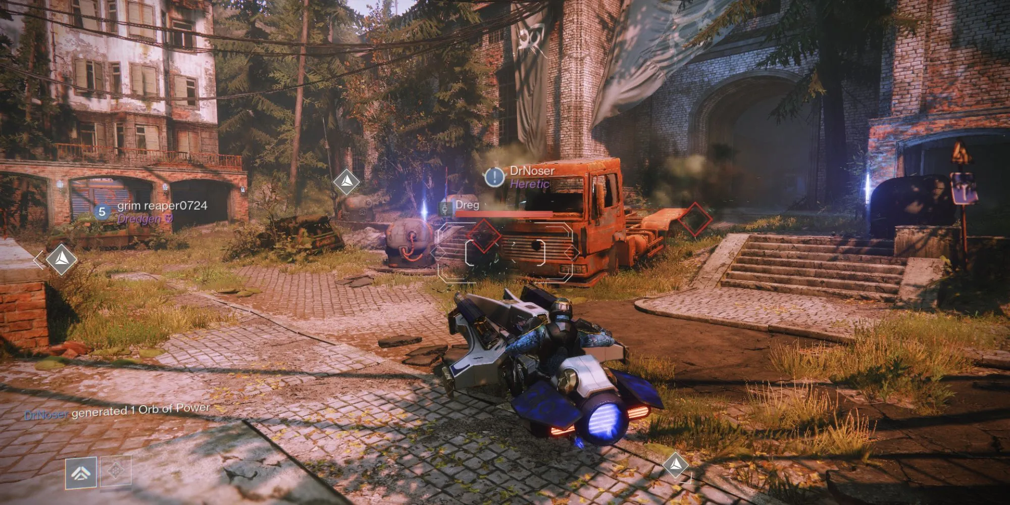 Gryphon, phương tiện mới trong Destiny 2, nhìn từ phía sau
