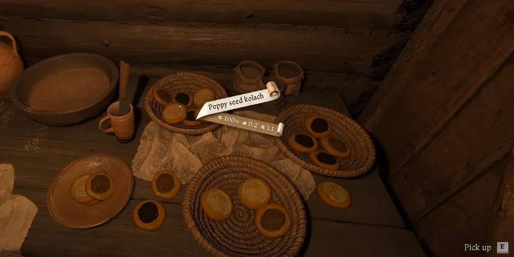 Henry tìm thấy chiếc nhẫn của Bohuska bên trong chiếc bánh kolach hạt anh túc trong Kingdom Come Deliverance 2
