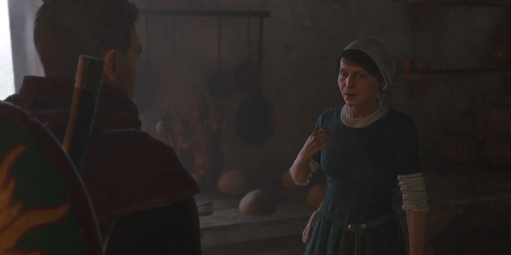 Henry trao đổi với Bertha về lũ quỷ bên phía Maiden trong nhiệm vụ Demons of Trosky - KCD2