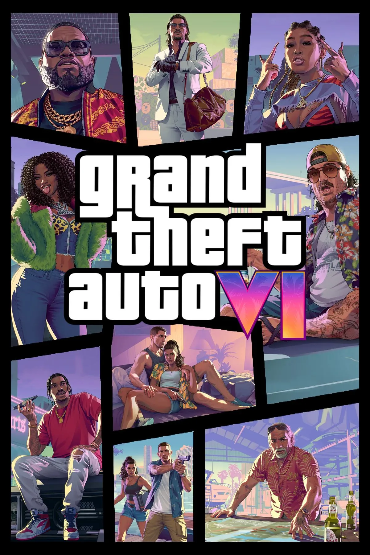 Hình ảnh bìa game dự kiến của Grand Theft Auto 6