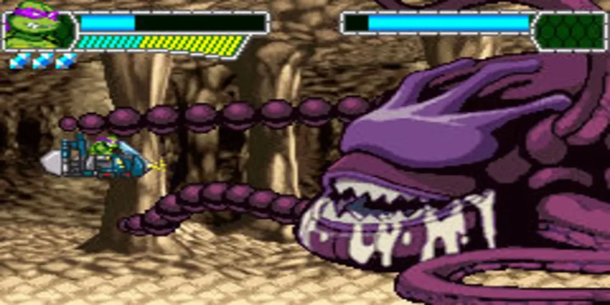 Hình ảnh bốn Ninja Rùa trong game Battle Nexus