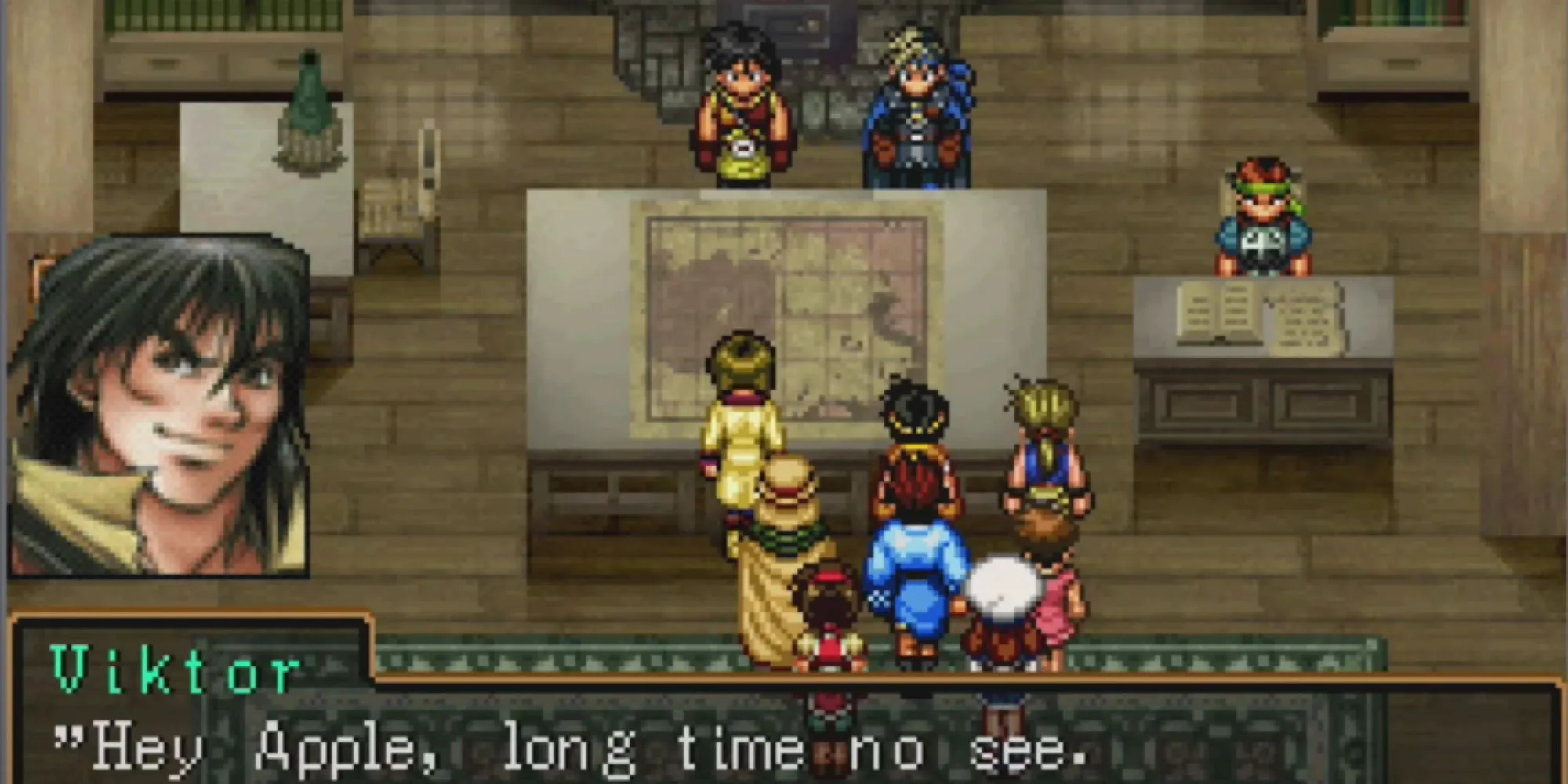 Hình ảnh các nhân vật trong game JRPG Suikoden II PS1