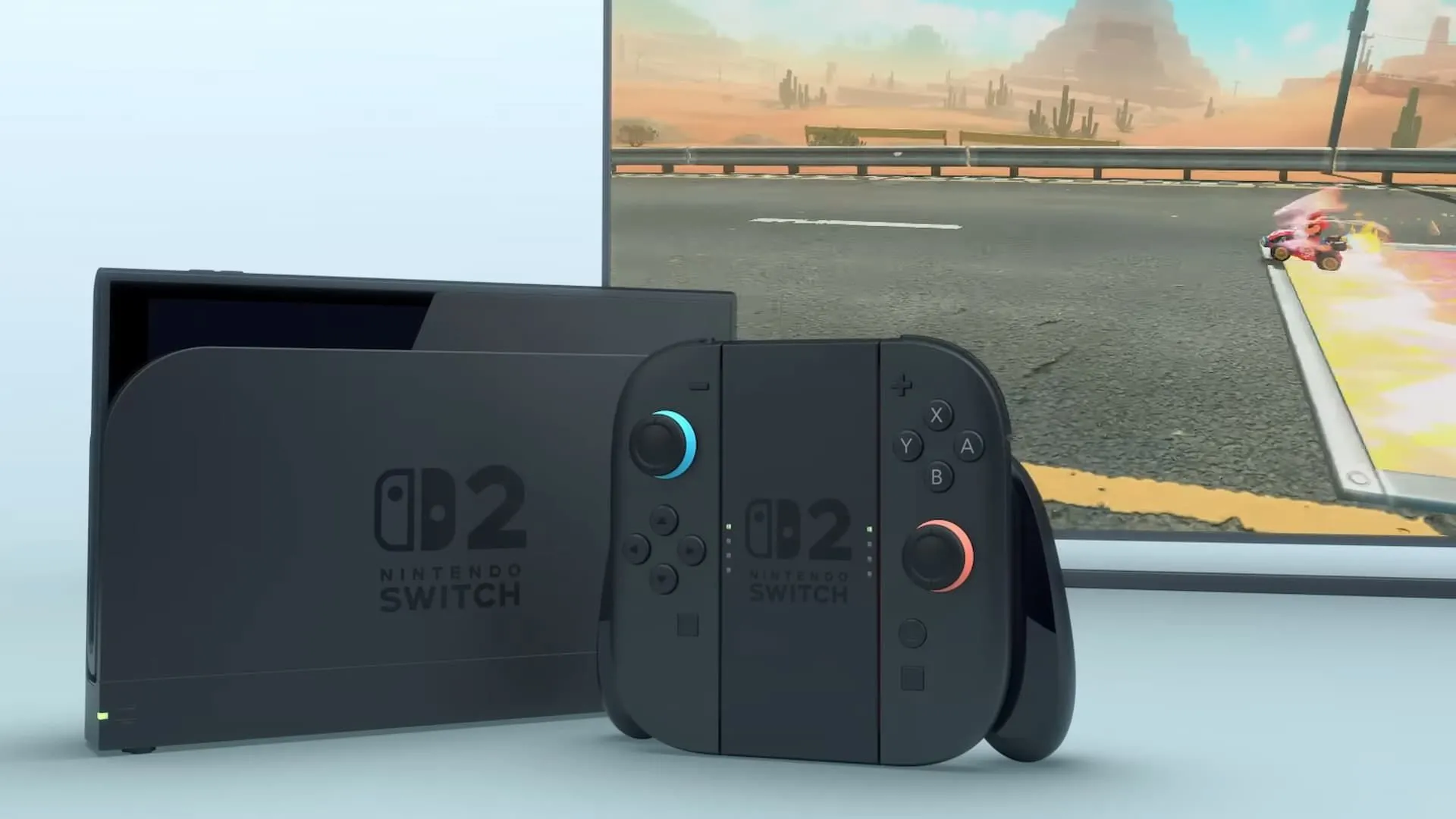 Hình ảnh concept Nintendo Switch 2 với logo Nintendo Direct cho sự kiện tháng 4 năm 2025
