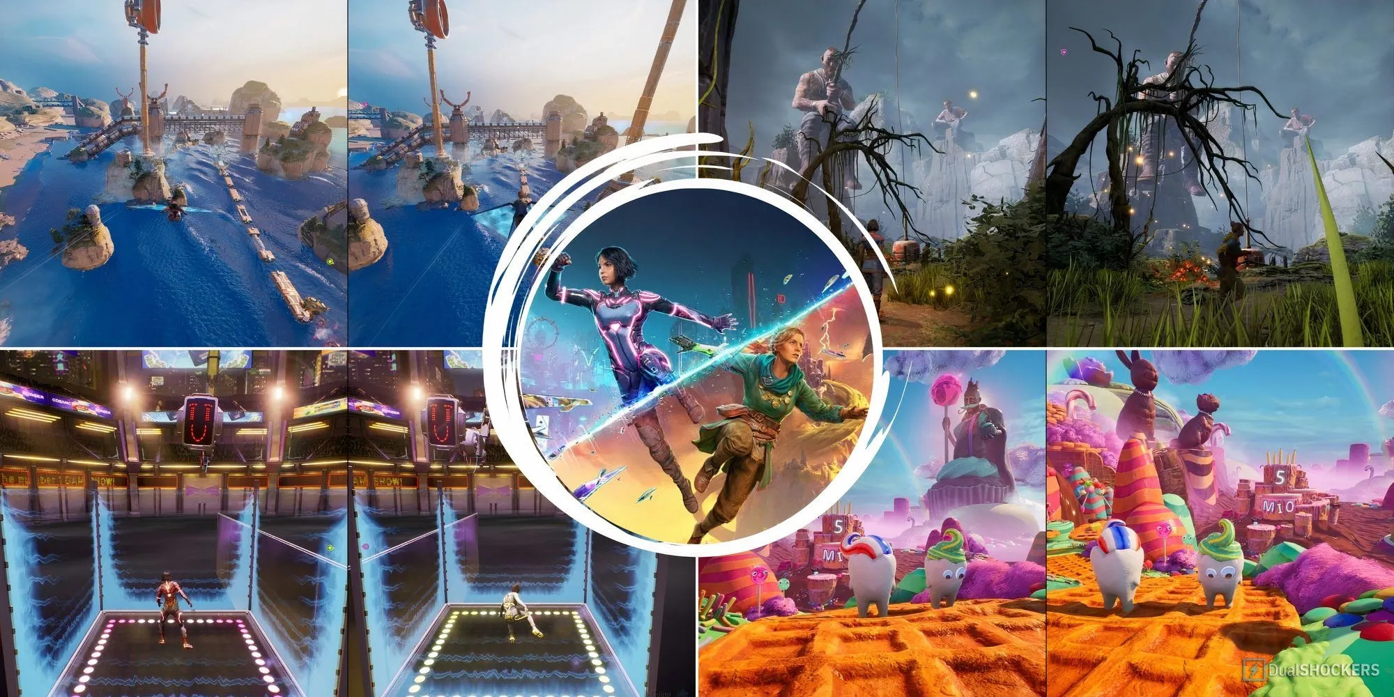 Hình ảnh minh họa các câu chuyện phụ hay nhất trong game Split Fiction