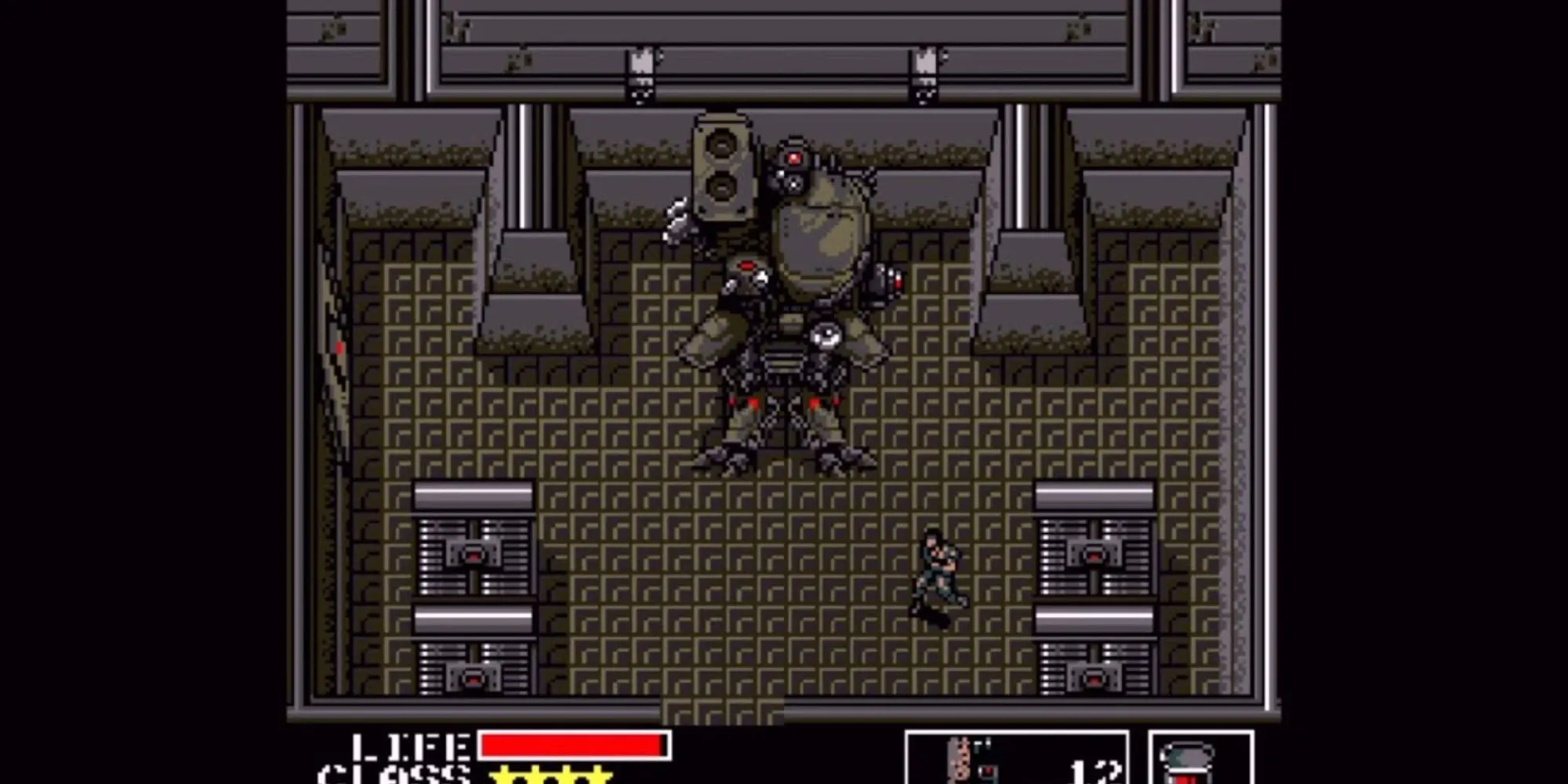 Hình ảnh Solid Snake trong Metal Gear 1987 đồ họa 8-bit cổ điển