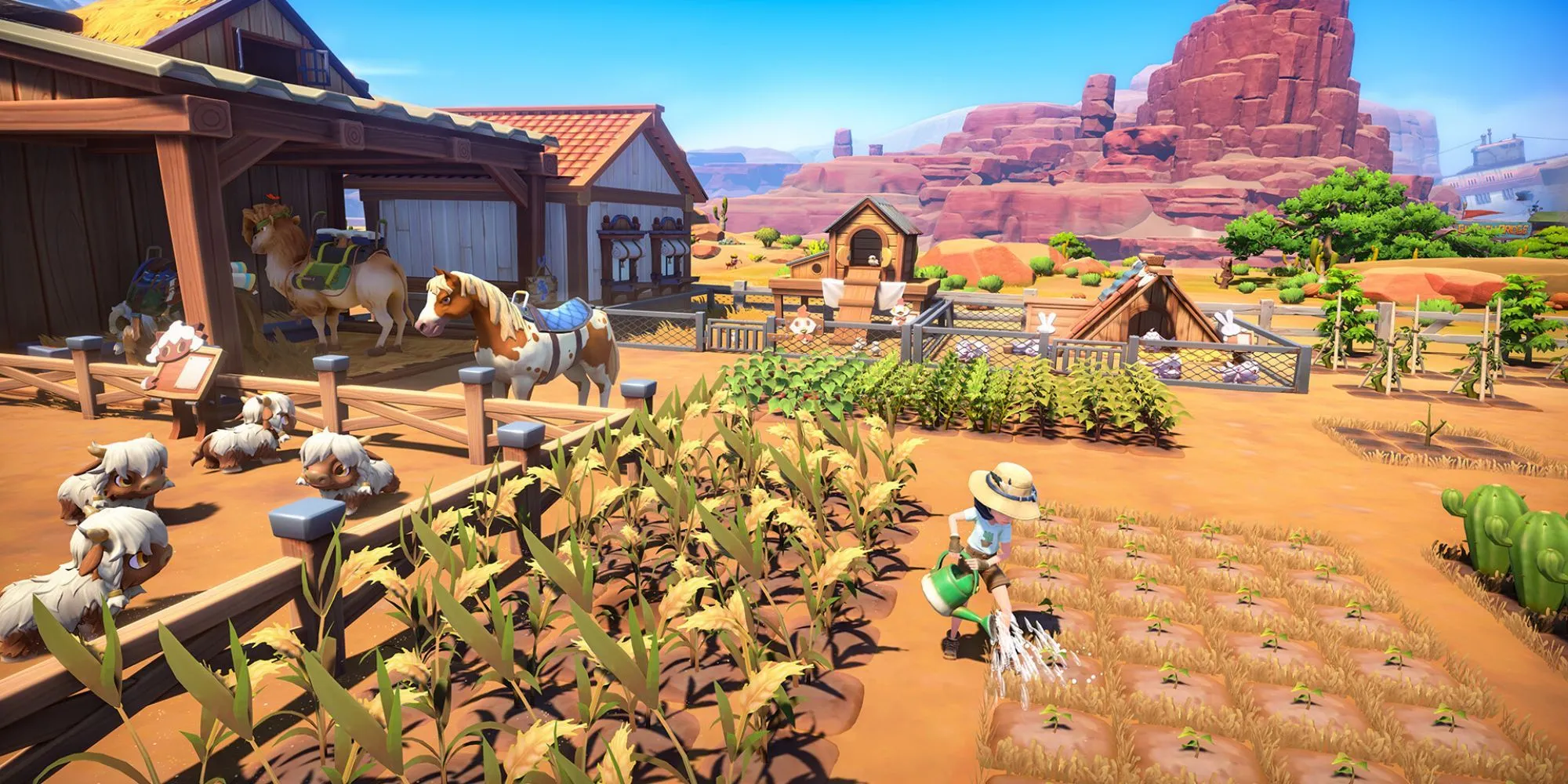 Hoạt động nông nghiệp trong game My Time at Sandrock