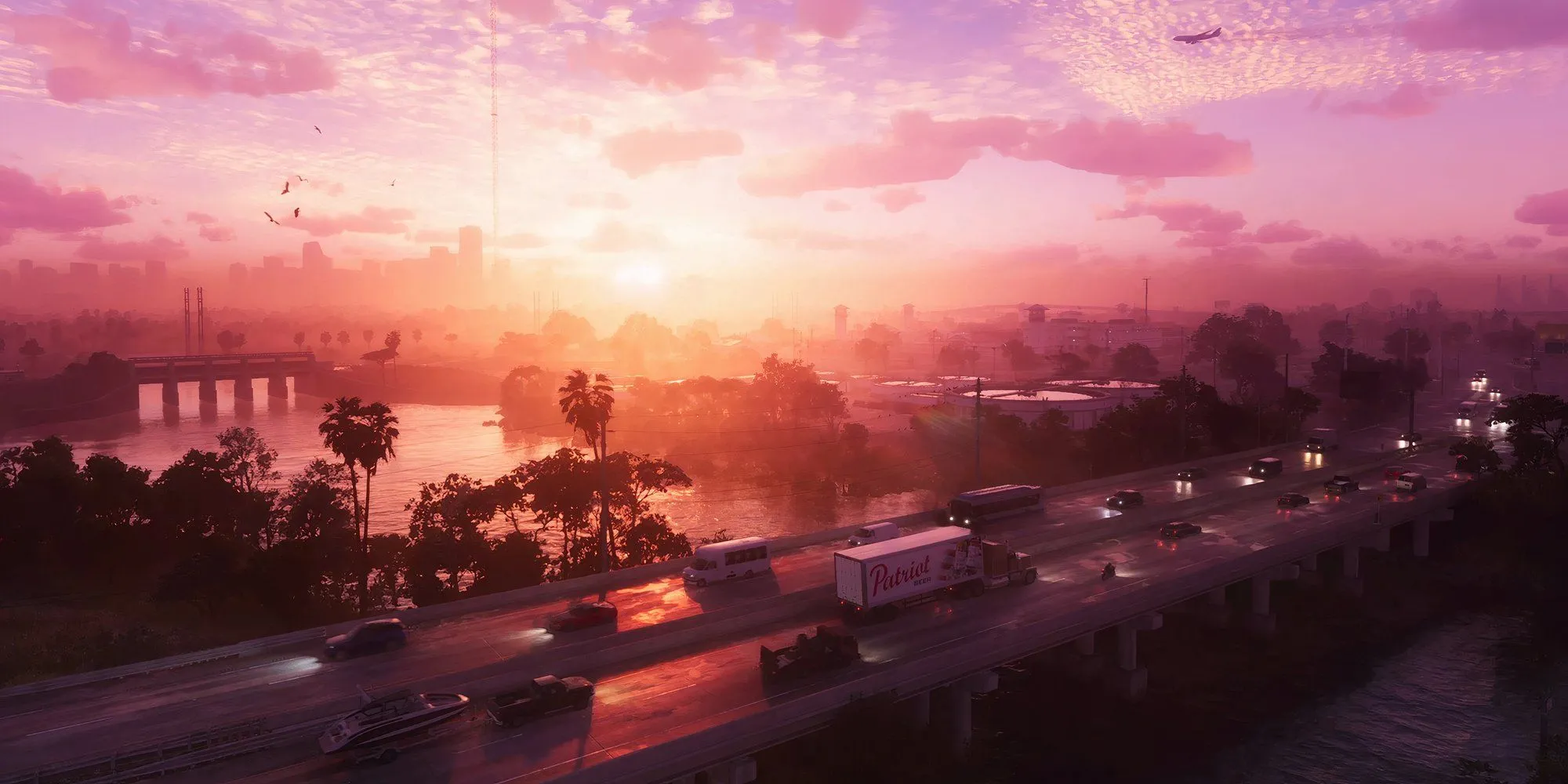 Khung cảnh đường phố nhộn nhịp của Vice City trong GTA 6, tái hiện không khí đặc trưng.