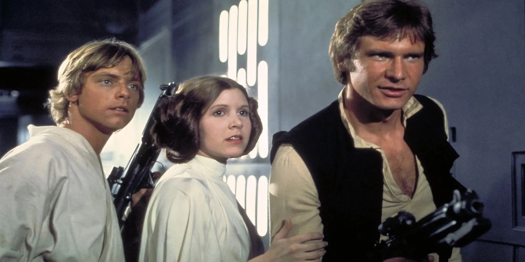 luke, han, và leia trong a new hope