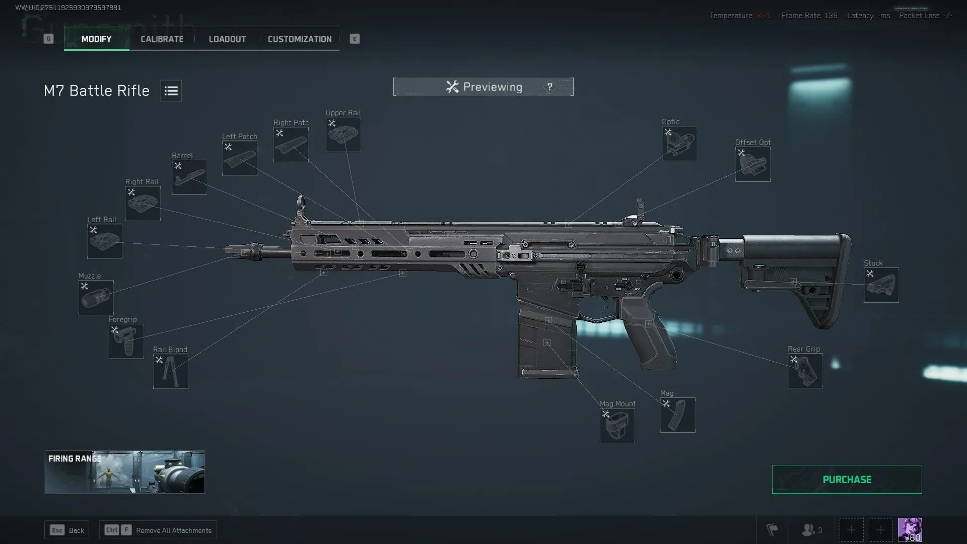 M7 battle rifle tầm xa trong Delta Force với phụ kiện hiện đại