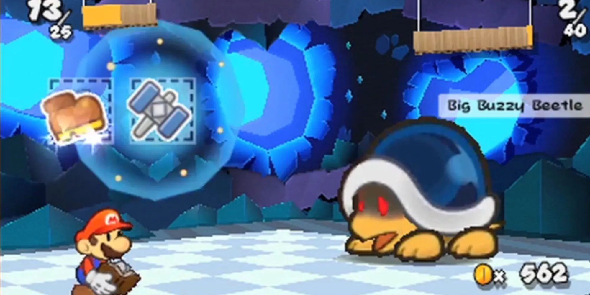 Mario phiên bản giấy chiến đấu trong Paper Mario: Sticker Star trên 3DS