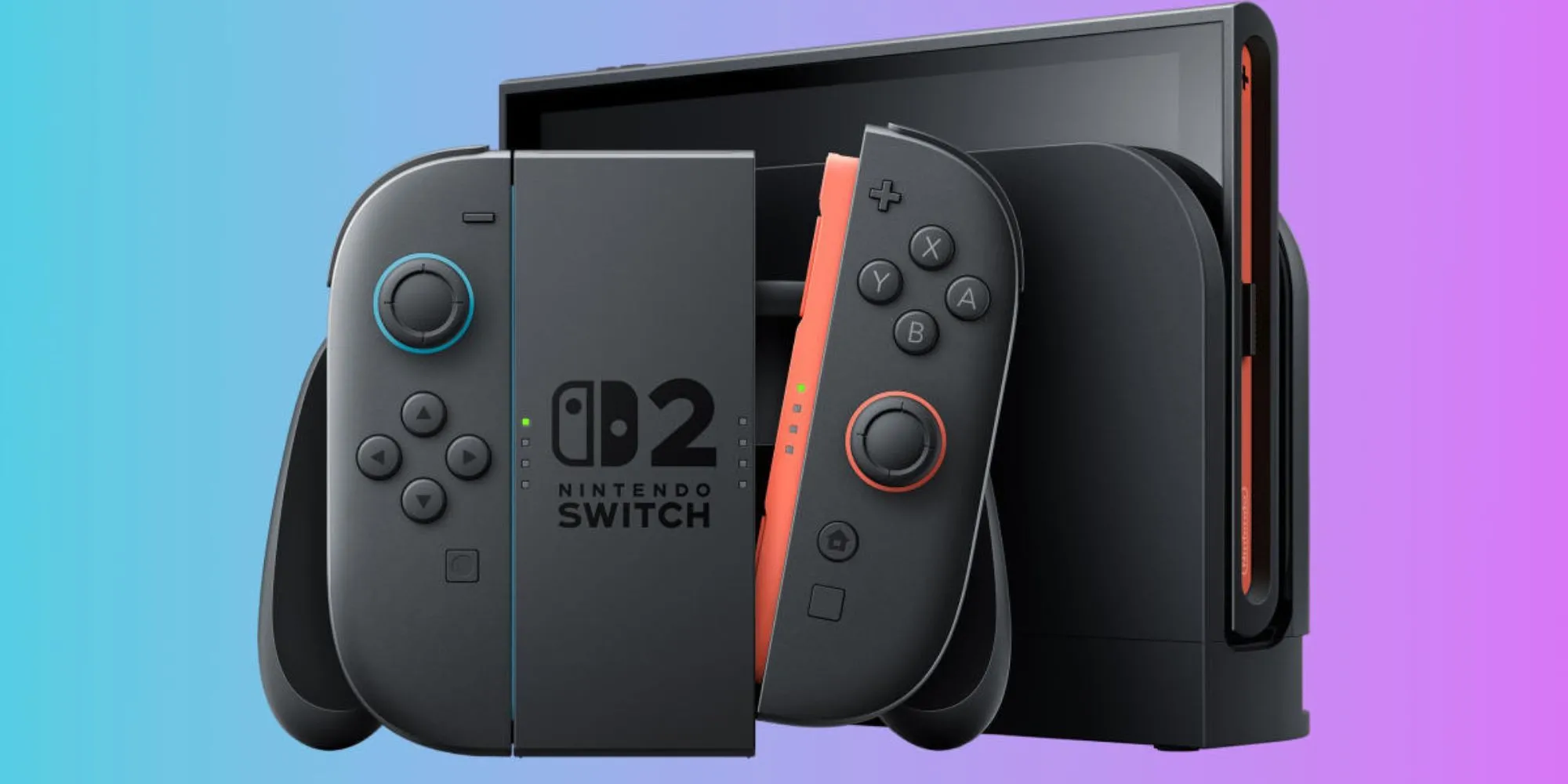 Máy console Nintendo Switch 2 cùng bộ điều khiển Joy-Con