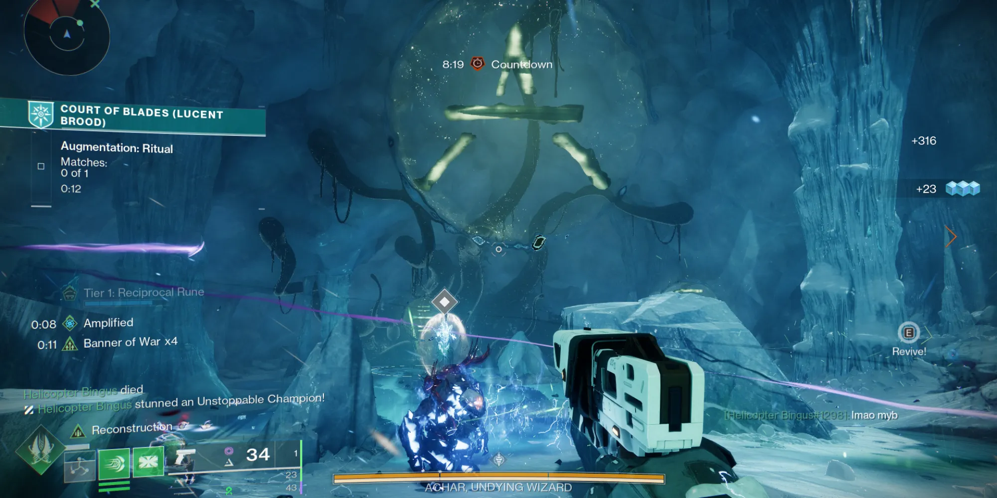 Mô tả chi tiết một Augmentation trong Court of Blades Destiny 2