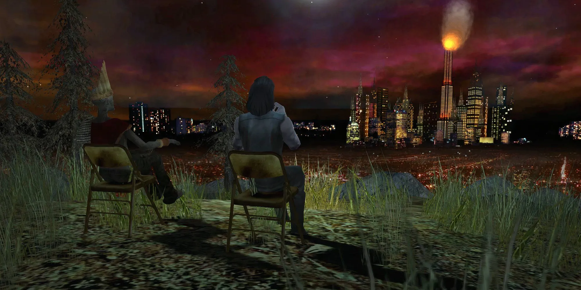 Một cảnh trong Vampire: The Masquerade - Bloodlines, game RPG về thế giới ma cà rồng ở L.A.