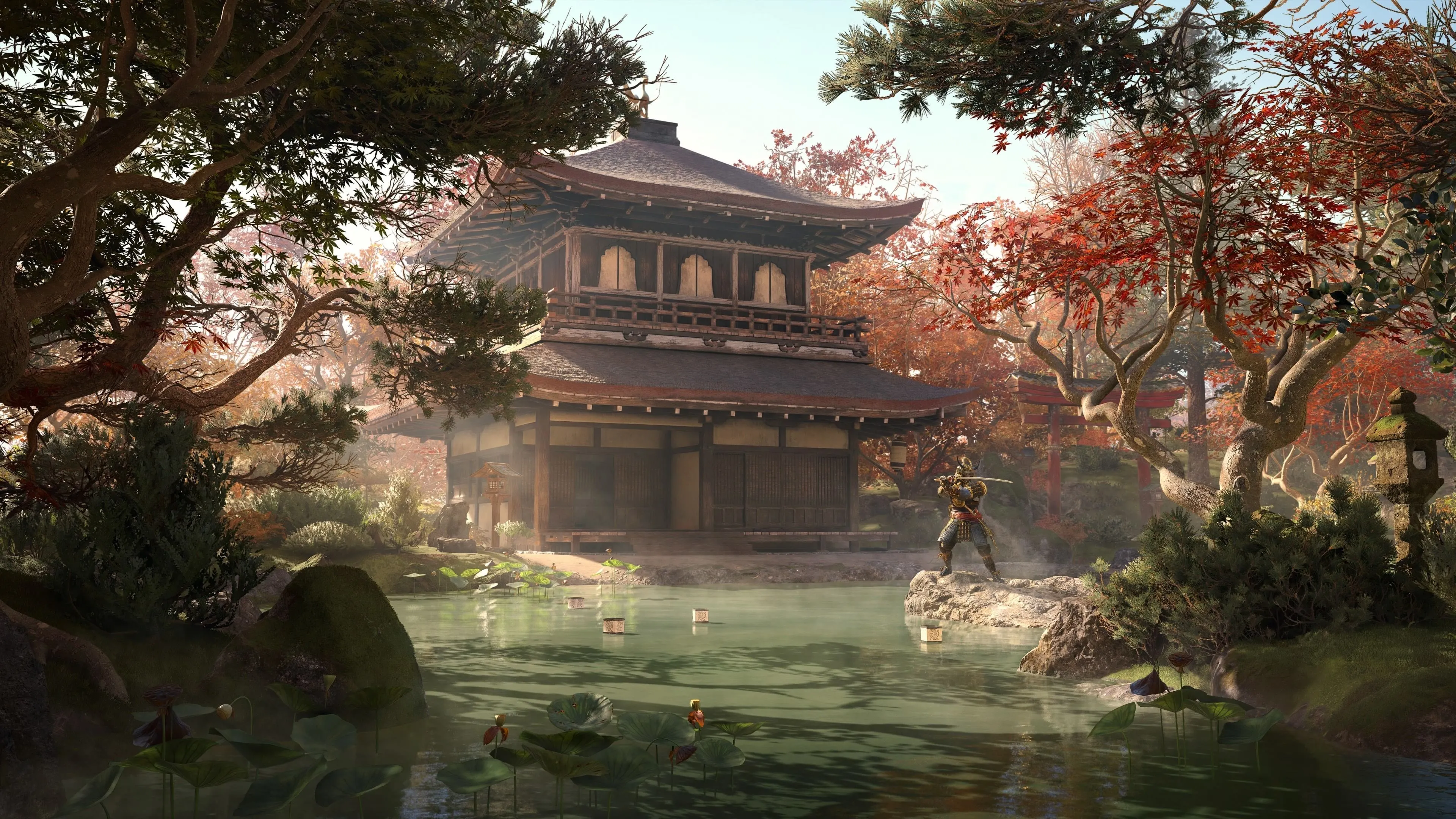 Ngôi chùa Nhật Bản cổ kính trong Assassin's Creed Shadows - một trong những thương hiệu chủ lực của Ubisoft được tập trung phát triển