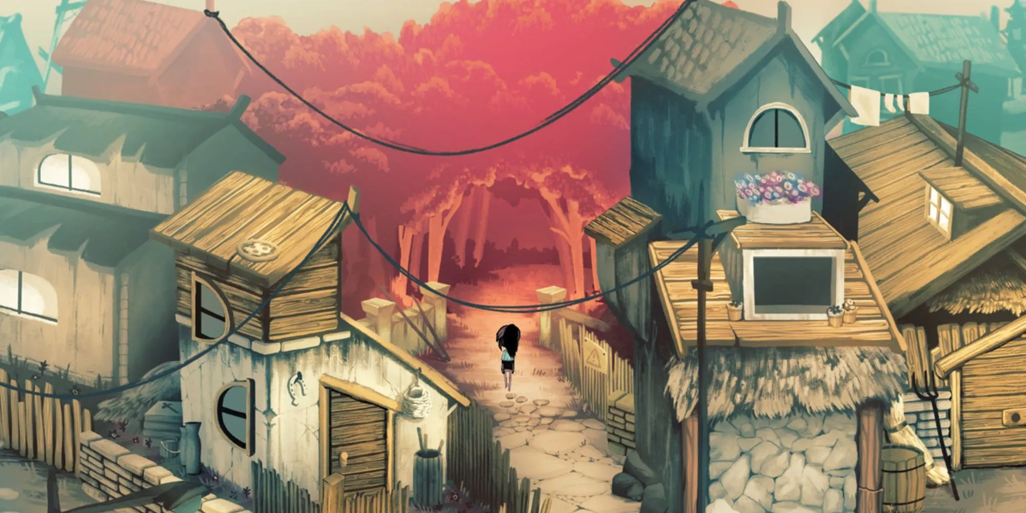 Ngôi làng kỳ lạ Silentown với những đứa trẻ và mối đe dọa từ khu rừng trong Children of Silentown