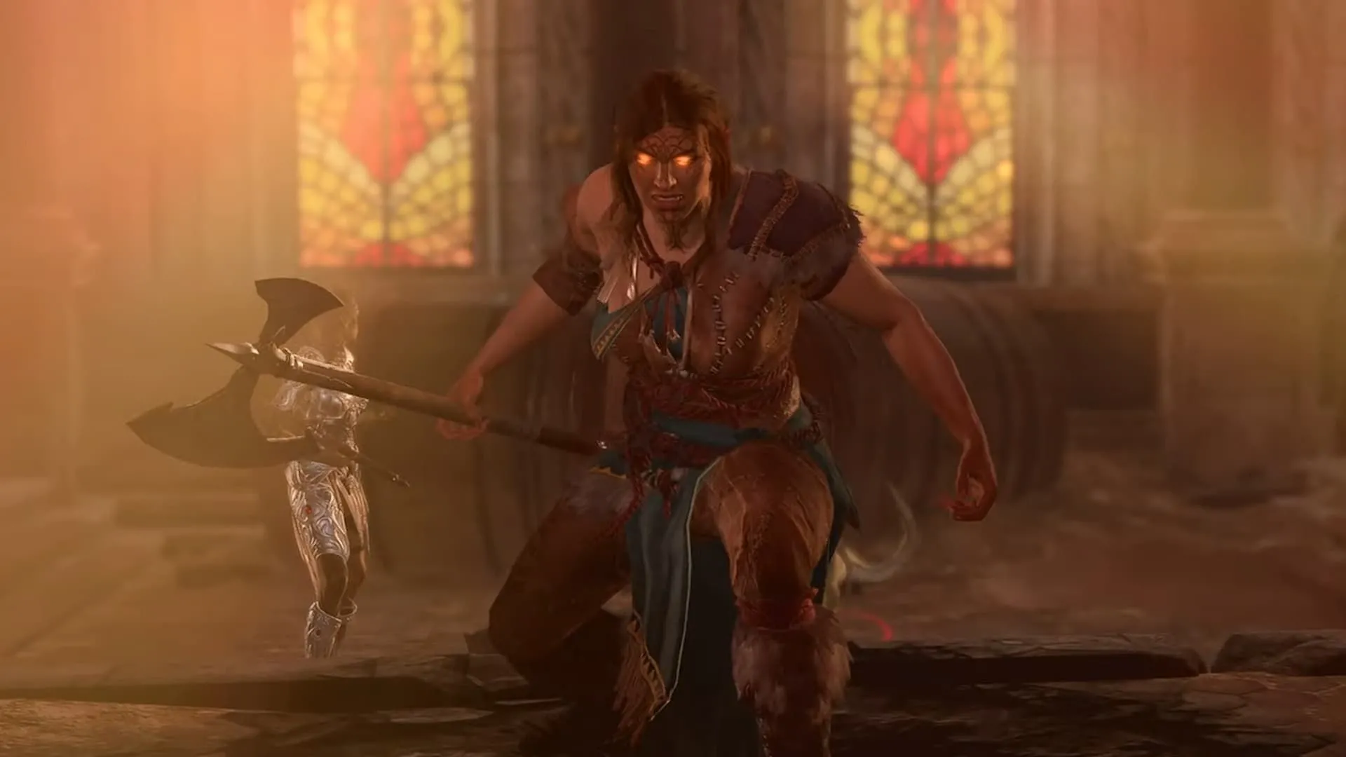 Nhân vật Barbarian mạnh mẽ trong Baldur's Gate 3