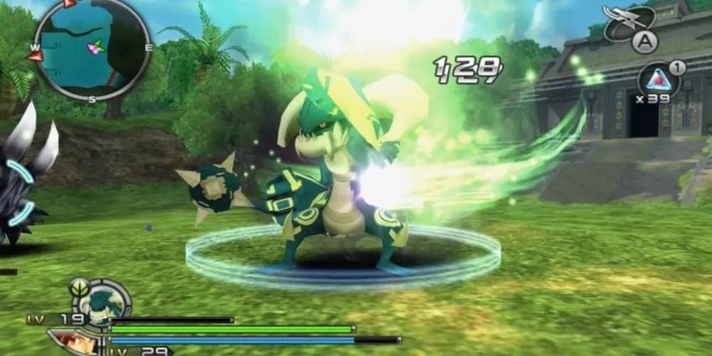 Nhân vật chính và quái vật trong game nhập vai Spectrobes Origins trên Nintendo Wii
