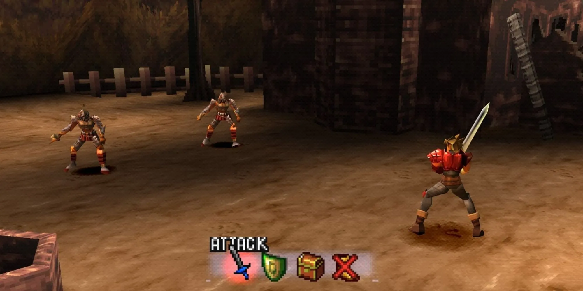 Nhân vật Dart trong trạng thái Dragoon trong game JRPG The Legend of Dragoon PS1