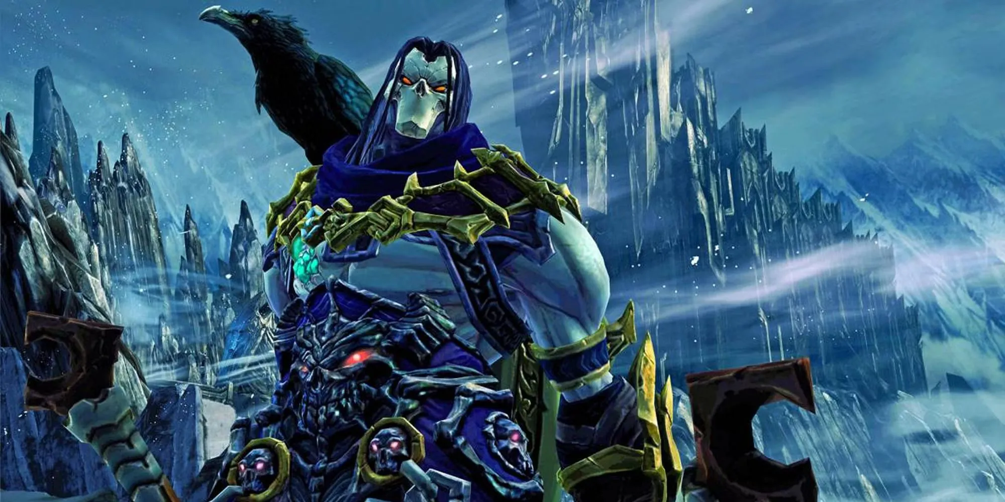Nhân vật Death trong Darksiders 2 trong tư thế sẵn sàng chiến đấu